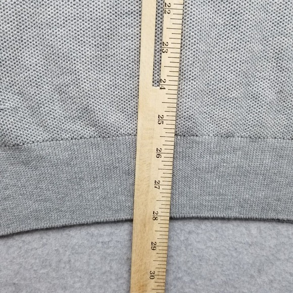 Polo Ralph Lauren Sweater Mens‎ XL Gray Long Sleeve Pullover Mock Neck Zip - Picture 12 of 12